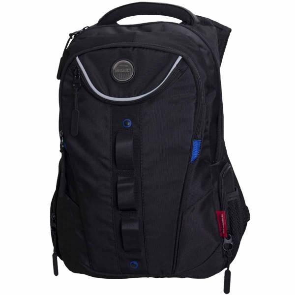 Рюкзак MERLIN городской с боковыми карманами 19-137-09 45х30х15 20 л черный (3306167) - HAKKI