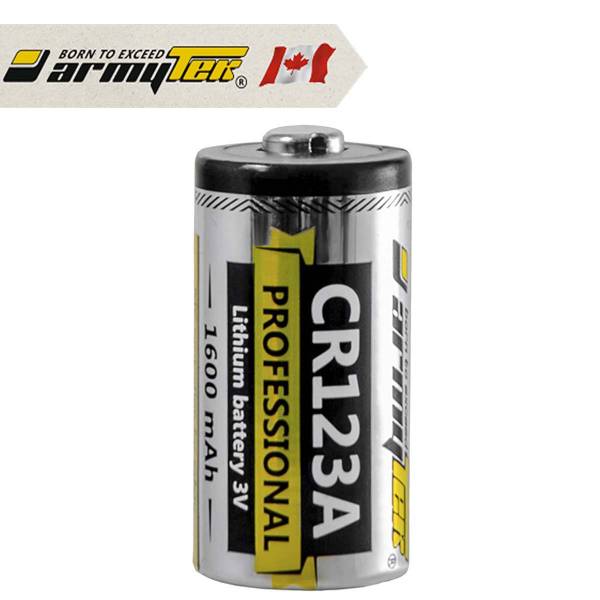Аккумулятор ( батарея ) Armytek ( Армитек ) CR123A LITHIUM 1600 мАч литевый (3311057) - HAKKI