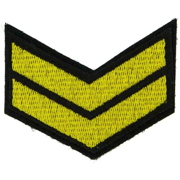 Знак - годичка ( нашивка шеврон ) нарукавный за выслугу лет ( по годам службы ) 2 года вышитый на липучке (2508002) - HAKKI