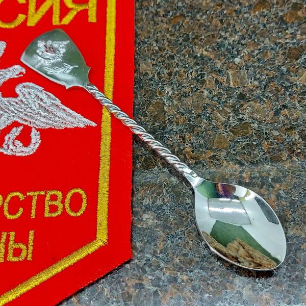 Ложка чайная с символикой МО ( Министерство Обороны ) РФ (4604019) - HAKKI