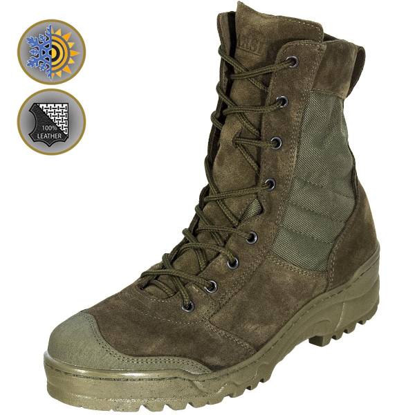 Ботинки с высоким берцем ( берцы ) GARSING ( ГАРСИНГ ) G.R.O.M. FLEECE 00340 О утепленные оливковые (1502692) - HAKKI