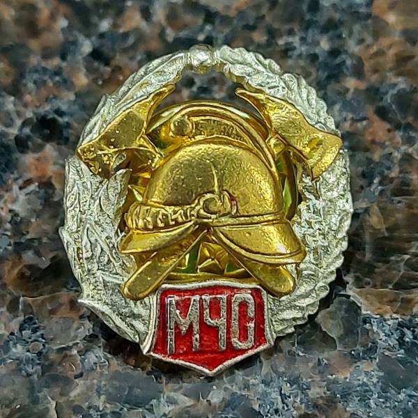 Знак фрачный Пожарный МЧС на пимсе (2302042) - HAKKI
