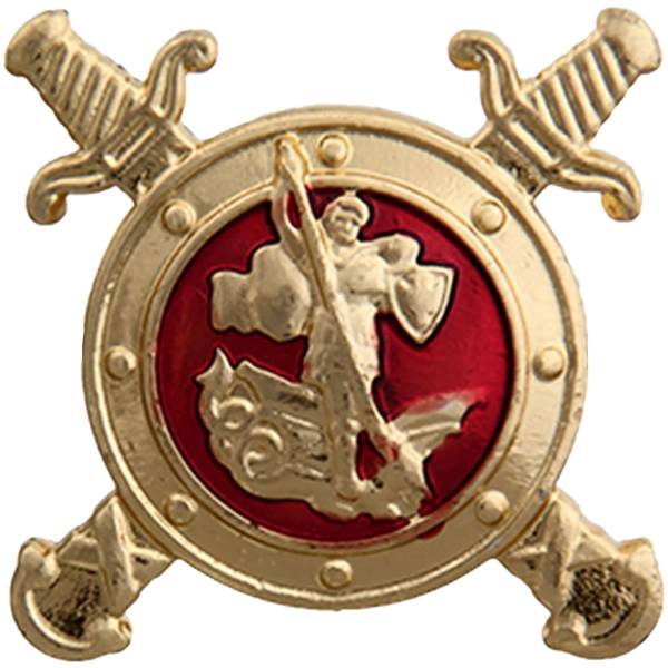 Эмблема ( знак ) петличная ( петлица ) Полиции ОВД МВД России золотистая (2102102) - HAKKI