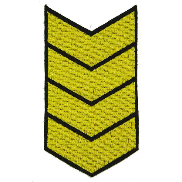 Знак - годичка ( нашивка шеврон ) нарукавный за выслугу лет ( по годам службы ) 20 лет вышитый (2508045) - HAKKI