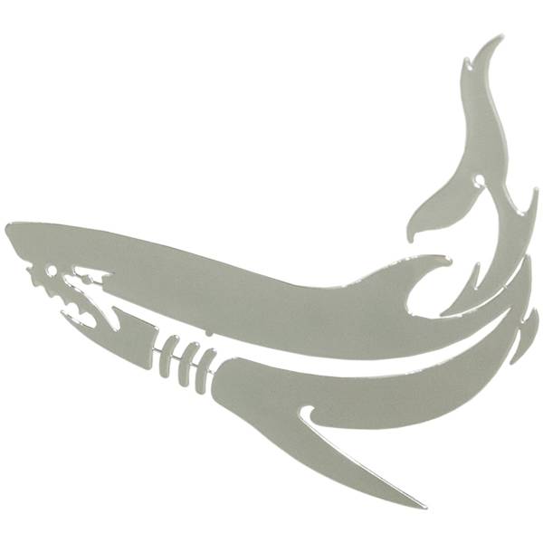 Наклейка металлизированная Акула ( Shark ) 5,5х3 (4420056) - HAKKI