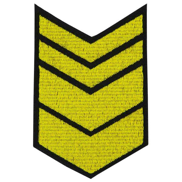 Знак - годичка ( нашивка шеврон ) нарукавный за выслугу лет ( по годам службы ) 12 лет вышитый на липучке (2508012) - HAKKI