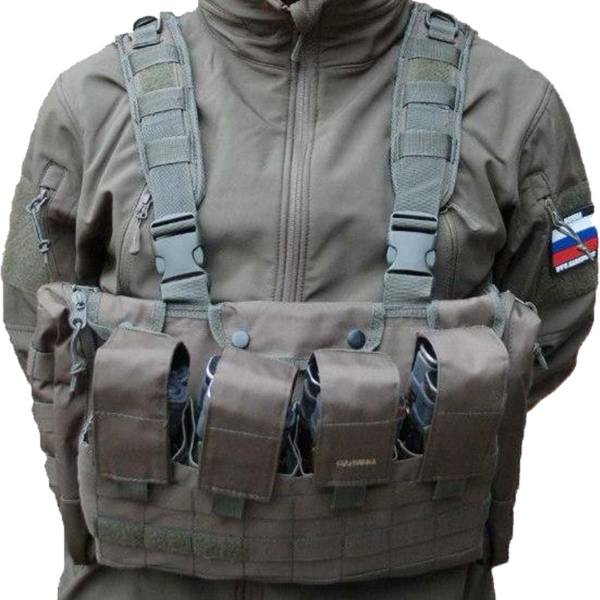 Жилет разгрузочный GARSING ( ГАРСИНГ ) КЕНГА GSG-11 универсальный оливковый (3212051) - HAKKI