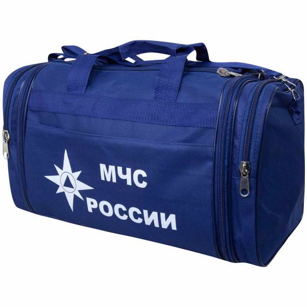 Сумка МЧС России с боковым карманом 50х28х25 35 л 10 м синяя (3310254) - HAKKI