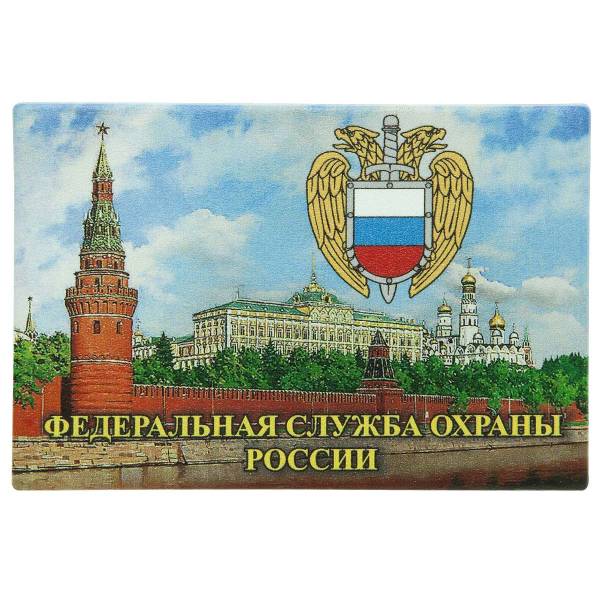 Магнит с символикой ФСО России 7,5х5 (4404341) - HAKKI