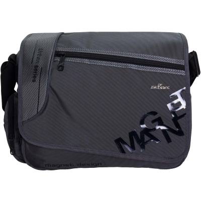 Сумка ( портфель ) горизонтальная К-296 35х30х8 серая (3310308) - HAKKI.RU