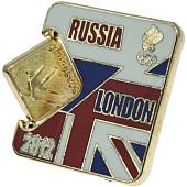 Значок ( знак ) олимпийский Лондон / London 2012 команда России Художественная гимнастика / Gymnastics Artistics коллекционный на пимсе (2308029) - ВОЕНТОРГ ТЫЛОВИК
