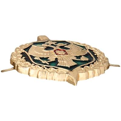 Эмблема ( знак ) петличная ( петлица ) Пограничная служба ФСБ зеленая (2102095) - HAKKI.RU
