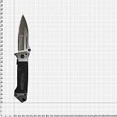 Нож складной BROWNING полуавтоматический с клипсой черный (3913091) - ВОЕНТОРГ ТЫЛОВИК