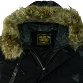 Куртка 726 GEAR аляска с меховым воротником черная (1105135) - ВОЕНТОРГ ТЫЛОВИК