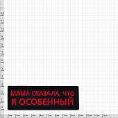 Нашивка ( шеврон патч patch ) тактическая Мама сказала, что я особенный вышитая на липучке 9х3 черная (2509197) - ВОЕНТОРГ ТЫЛОВИК