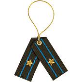 Вымпел мини в авто погоны вышитые Майор ВДВ России (4501072) - ВОЕНТОРГ ТЫЛОВИК