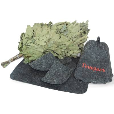 Набор для бани подарочный Генеральский Вип (3550012) - HAKKI.RU
