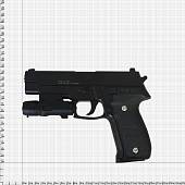 Пистолет GALAXY пневматический страйкбольный Sig Sauer P226 с глушителем магазин 10 шт калибр 6 мм (3219055) - ВОЕНТОРГ ТЫЛОВИК
