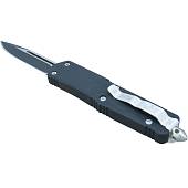 Нож складной MICROTECH автоматический выкидной Combat Troodon D/E 00556 в чехле черный (3913057) - ВОЕНТОРГ ТЫЛОВИК