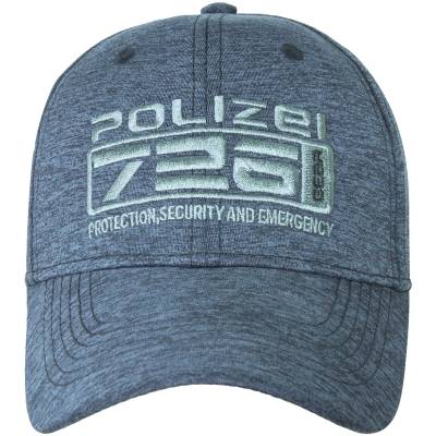 Бейсболка 726 GEAR Polizei вышитая на липучке серая (1401144) - HAKKI.RU