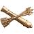 Эмблема ( знак ) петличная ( петлица ) ПВО золотая (2102065) - HAKKI