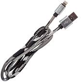 Кабель ( провод ) для зарядки телефона USB / Apple камуфлированный серый (4002008) - ВОЕНТОРГ ТЫЛОВИК