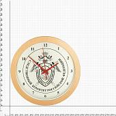 Часы настенные с символикой СК России D-28 пластик (4102122) - ВОЕНТОРГ ТЫЛОВИК