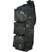 Рюкзак TAC тактический однолямочный камуфлированный 15х53х23 20 л camo-multi черный (3306958) - ВОЕНТОРГ ТЫЛОВИК