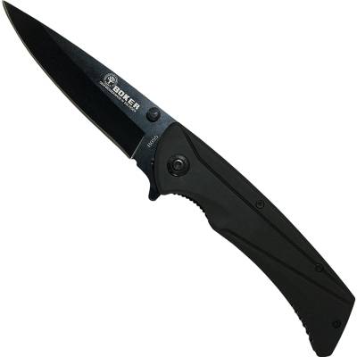 Нож складной BOKER полуавтоматический с клипсой черный (3913070) - HAKKI.RU
