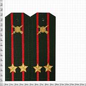 Погоны РВСН на офисную форму Подполковник с эмблемой рип-стоп машинная вышивка пластик (2220003) - ВОЕНТОРГ ТЫЛОВИК