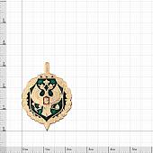 Эмблема ( знак ) петличная ( петлица ) Пограничная служба ФСБ зеленая (2102095) - ВОЕНТОРГ ТЫЛОВИК