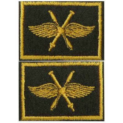 Эмблема ( нашивка знак ) петличная ( петлица ) ВВС вышитая оливковая (2505001) - HAKKI.RU