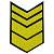 Знак - годичка ( нашивка шеврон ) нарукавный за выслугу лет ( по годам службы ) 12 лет вышитый на липучке (2508012) - HAKKI