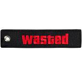 Брелок с символикой Wasted  вышитый полоса ( лента ) 13х3 черный  (4402410) - ВОЕНТОРГ ТЫЛОВИК