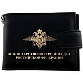 Портмоне МВД России под знак ( жетон нагрудный ) Полиция без кошелька (чёрное) (4205015) - ВОЕНТОРГ ТЫЛОВИК