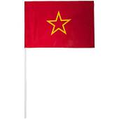 Флаг красный со звездой 15х22 (4705992) - ВОЕНТОРГ ТЫЛОВИК