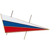 Эмблема ( уголок флажок ) триколор на пилотку ( берет ) алюминиевая (2105951) - ВОЕНТОРГ ТЫЛОВИК