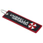 Брелок с символикой UMBRELLA Corporation вышитый полоса ( лента ) 13х3 черный (4402275) - ВОЕНТОРГ ТЫЛОВИК