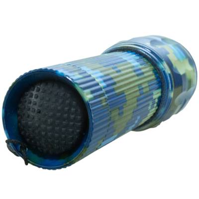 Фонарь LED Flashlight светодиодный Police 20000W камуфлированный цифра синяя (3311918) - HAKKI.RU