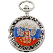 Часы карманные ПОЛЕТ ( POLJOT ) мужские с символикой Герб ( Орел ) России 2035/905.1.001 (4104006) - ВОЕНТОРГ ТЫЛОВИК