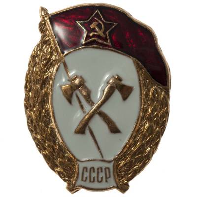 Знак нагрудный Военное училище саперное СССР закрутка (2301933) - HAKKI.RU