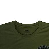 Футболка 726 GEAR мужская Black kinghts one five four оливковая (1214029) - ВОЕНТОРГ ТЫЛОВИК