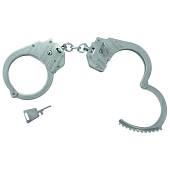Наручники Handcuffs БР-1КФ ( БР-С БРС ) КРАБ конвойные с фиксатором никелированные (3204017) - ВОЕНТОРГ ТЫЛОВИК