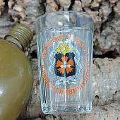 Стакан граненый с символикой ГРУ ГШ ВС РФ / Величие родины в ваших славных делах (4609071) - ВОЕНТОРГ ТЫЛОВИК