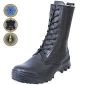 Ботинки с высоким берцем ( берцы ) GARSING ( ГАРСИНГ ) AVIATOR-EXCLUSIVE 707 зимние мех искусственный черные (1502293) - ВОЕНТОРГ ТЫЛОВИК