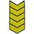 Знак - годичка ( нашивка шеврон ) нарукавный за выслугу лет ( по годам службы ) 25 лет вышитый на липучке (2508025) - HAKKI