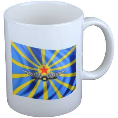 Кружка с символикой  ВВС России белая (4601128) - HAKKI.RU