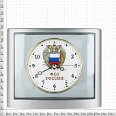 Часы настольные с символикой ФСО России пластик (4103025) - ВОЕНТОРГ ТЫЛОВИК