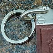 Брелок для ключей ФСБ России кожаный коричневый (4402136) - ВОЕНТОРГ ТЫЛОВИК