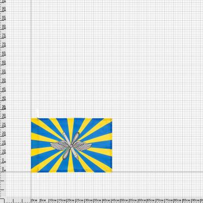 Флаг ВВС ( Военно-воздушные силы ) РФ 30х40 (4703020) - HAKKI.RU
